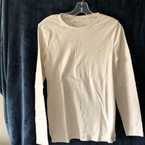 Eddie Bauer long sleeve tee, tan